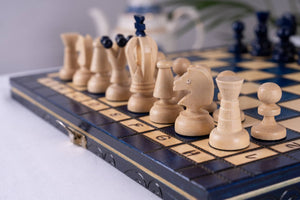 Blueberry Chess Set <br>in Hornbeam Wood