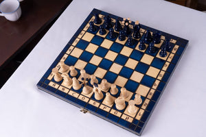 Blueberry Chess Set <br>in Hornbeam Wood