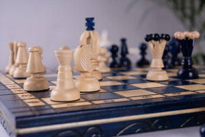 Blueberry Chess Set <br>in Hornbeam Wood