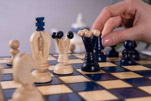 Blueberry Chess Set <br>in Hornbeam Wood