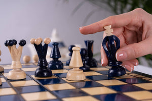 Blueberry Chess Set <br>in Hornbeam Wood