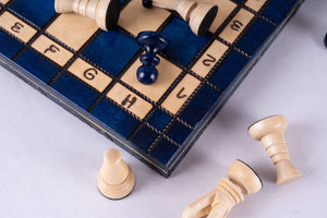 Blueberry Chess Set <br>in Hornbeam Wood