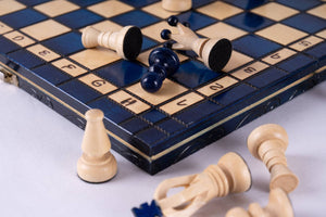 Blueberry Chess Set <br>in Hornbeam Wood
