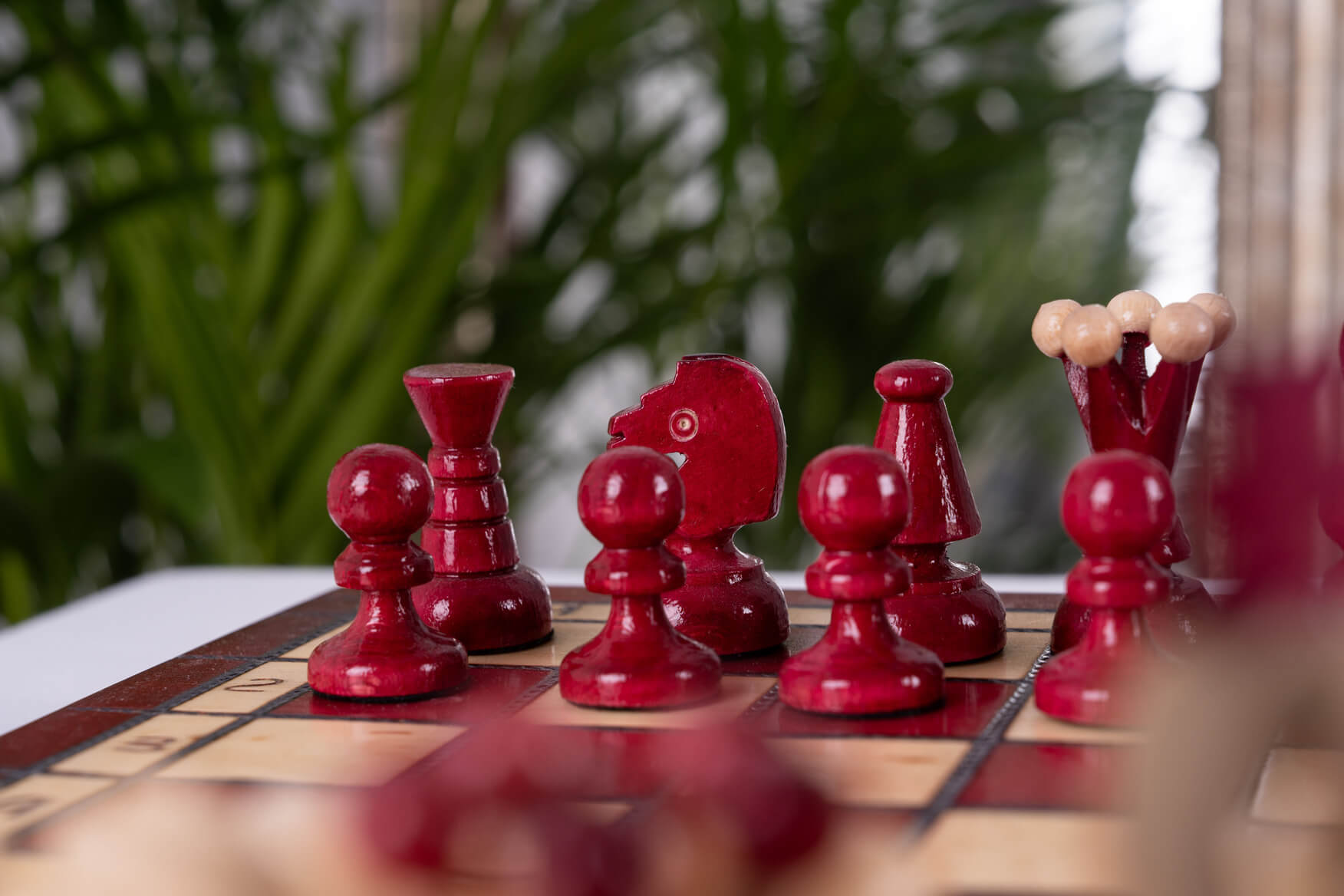 'Cherry' Chess Set <br>Crafted in Cherry Wood