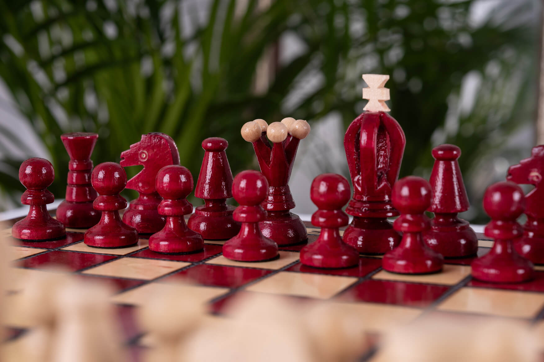 'Cherry' Chess Set <br>Crafted in Cherry Wood