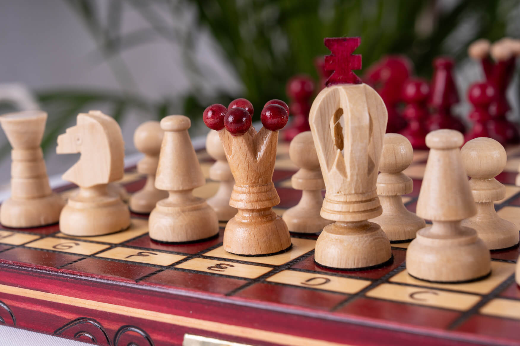 'Cherry' Chess Set <br>Crafted in Cherry Wood