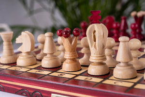 Cherry Chess Set <br>Crafted in Cherry Wood