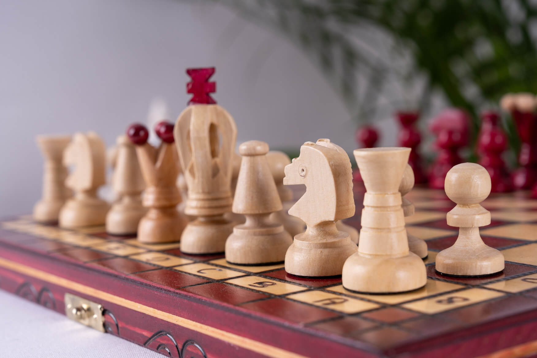 'Cherry' Chess Set <br>Crafted in Cherry Wood