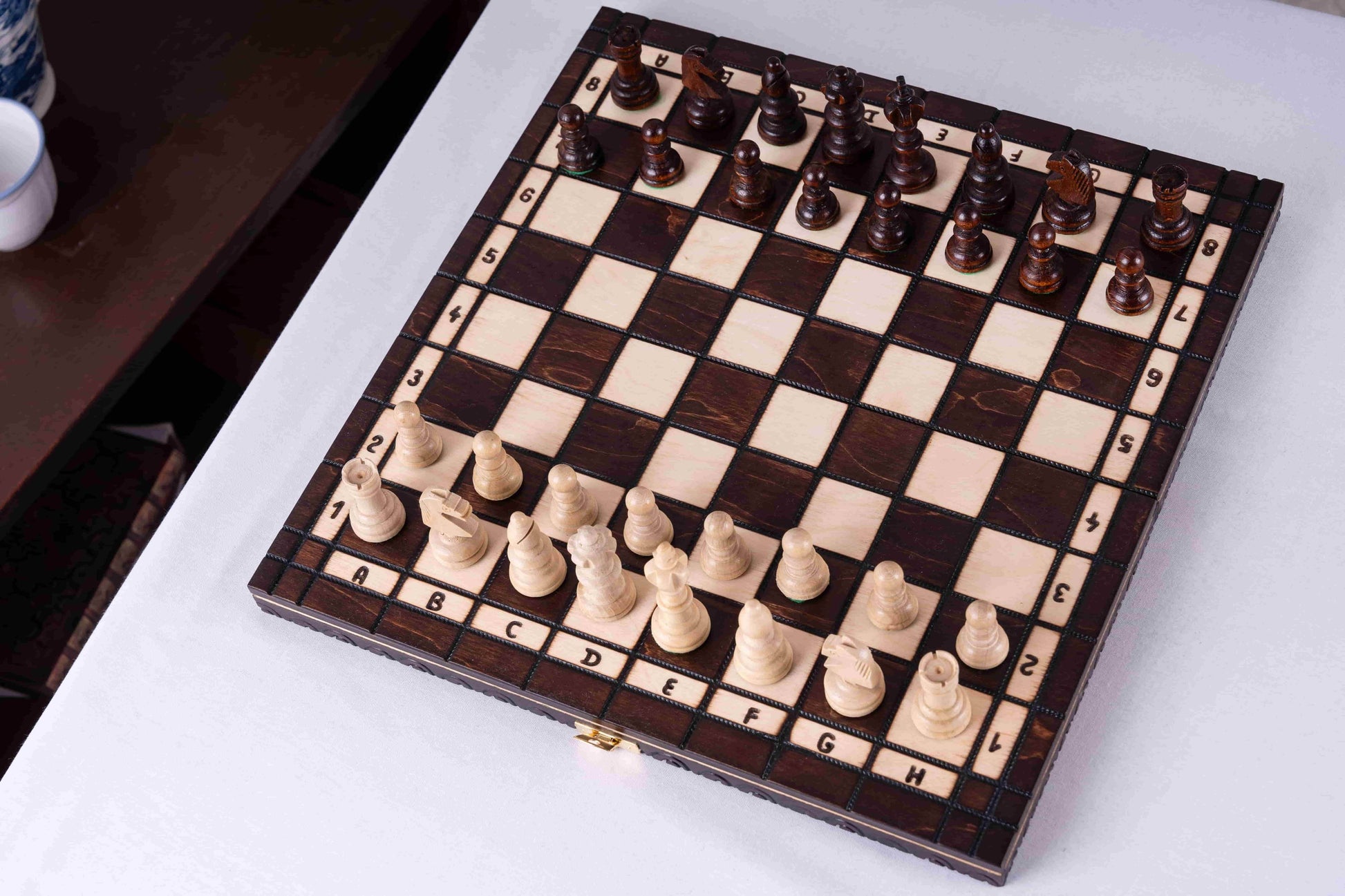 'Distinguished' Chess Set <br>in Hornbeam Wood