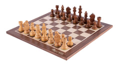 Authentique Chess Set <br>Crafted in Walnut and Maple
