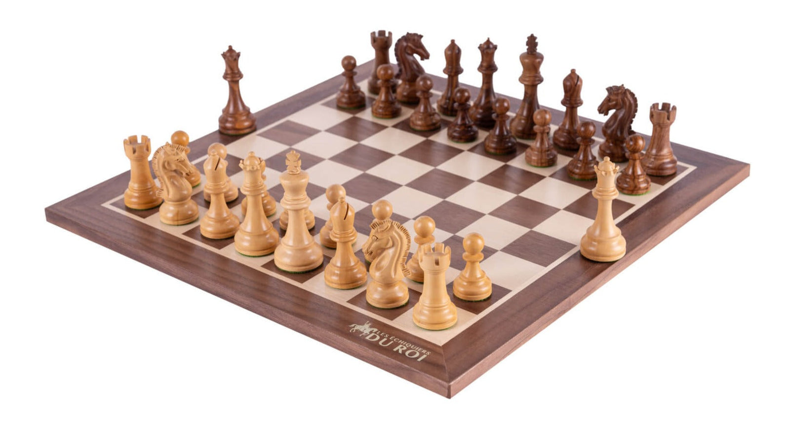 Dynasty Chess Set <br>Crafted in Walnut Wood