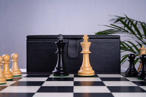 Chess Set Galerie <br>in Ebony & Boxwood
