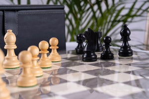 Pearl Chess Set <br>in Ash and Boxwood