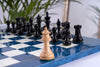 Azure Chess Set <br>in Ash and Boxwood