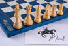 Sapphire Chess Set <br>in Ash and Boxwood