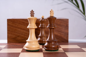 Zestaw szachowy Triumph <br>z drewna mahoniowego