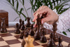 Conquest Chess Set <br>in Mahogany and Boxwood