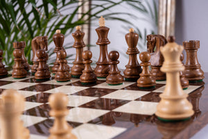 Royal Chess Pieces <br>in Sheesham Wood