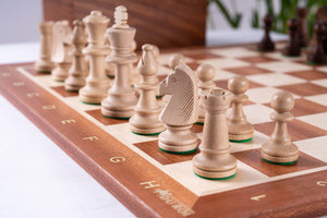 Victory Chess Set <br>in Mahogany Wood