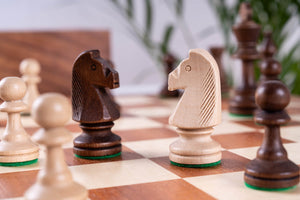 Victory Chess Set <br>in Mahogany Wood
