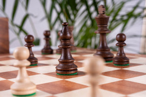 Victory Chess Set <br>in Mahogany Wood