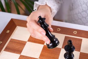 Zestaw szachowy Perseverance <br>z mahoniu i bukszpanu