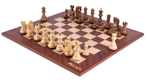 Zestaw szachowy Triumph <br>z drewna mahoniowego