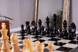 Chess Set Transmission <br>in Ebony et Boxwood