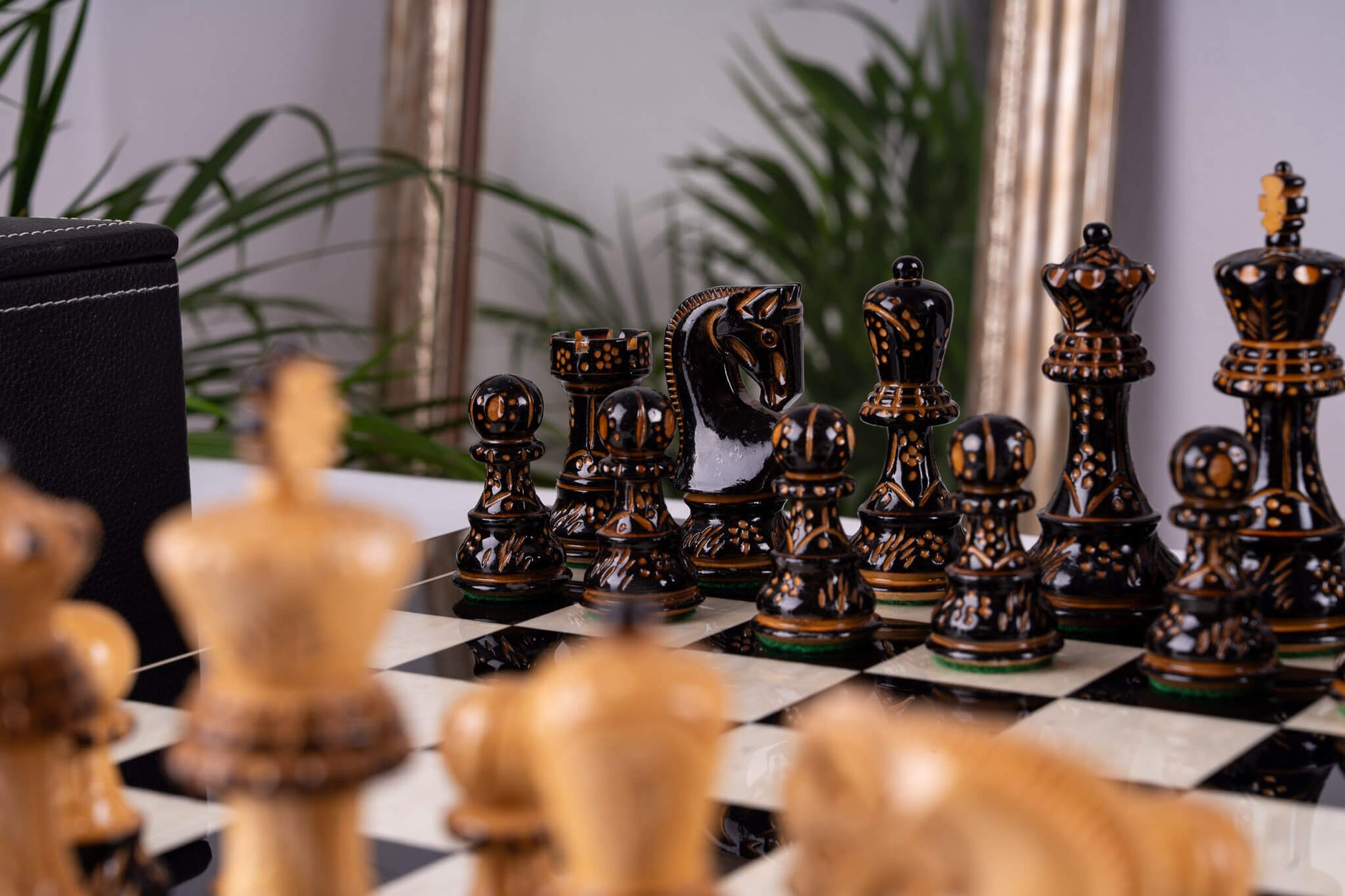 Juego de ajedrez Pureté <br>en tulipwood y arce