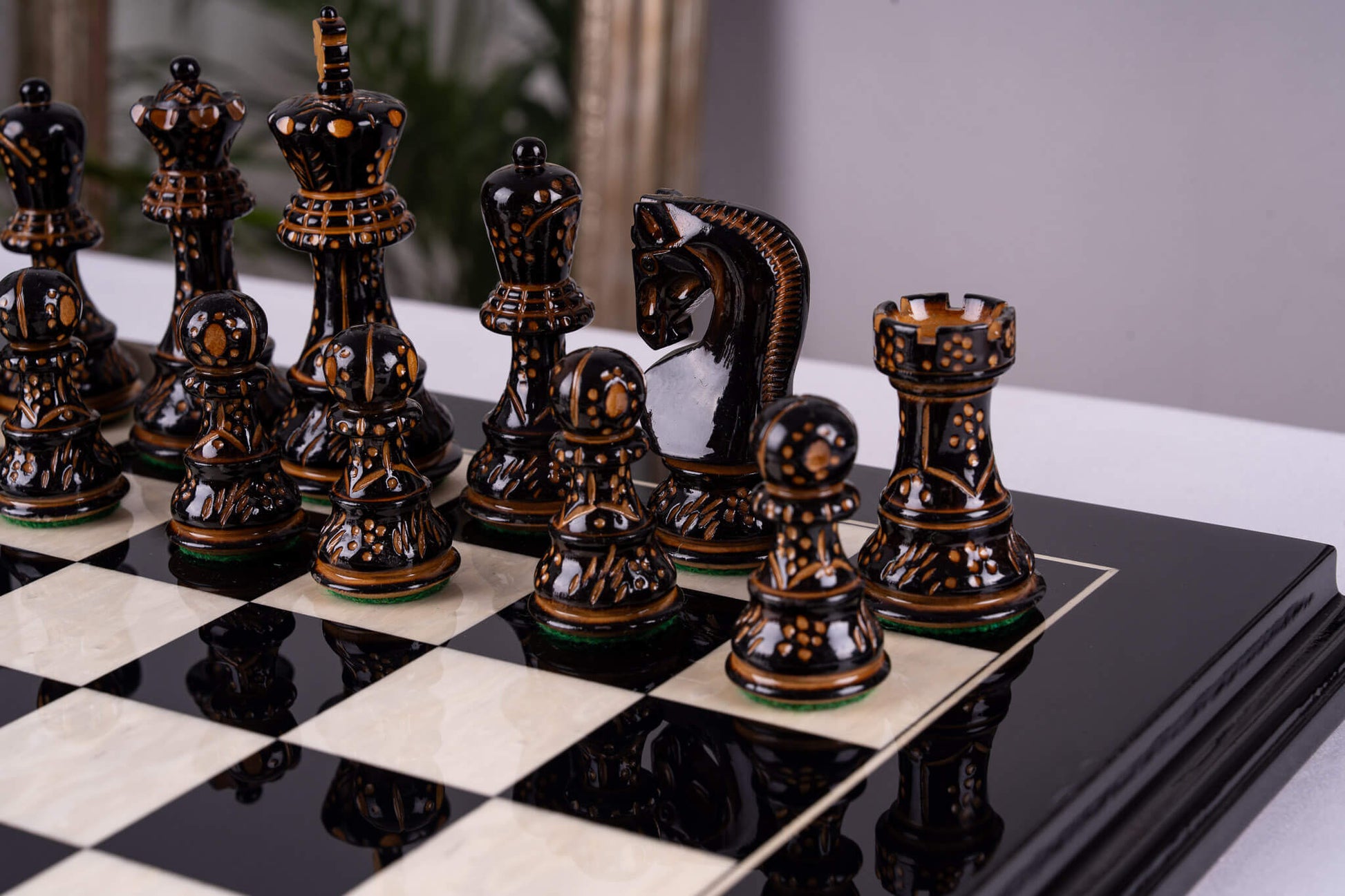Juego de ajedrez Pureté <br>en tulipwood y arce