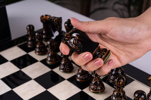 Juego de ajedrez Pureté <br>en tulipwood y arce
