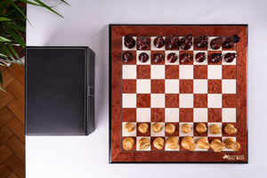 Chess Set Quintessence <br>in Ash Burl