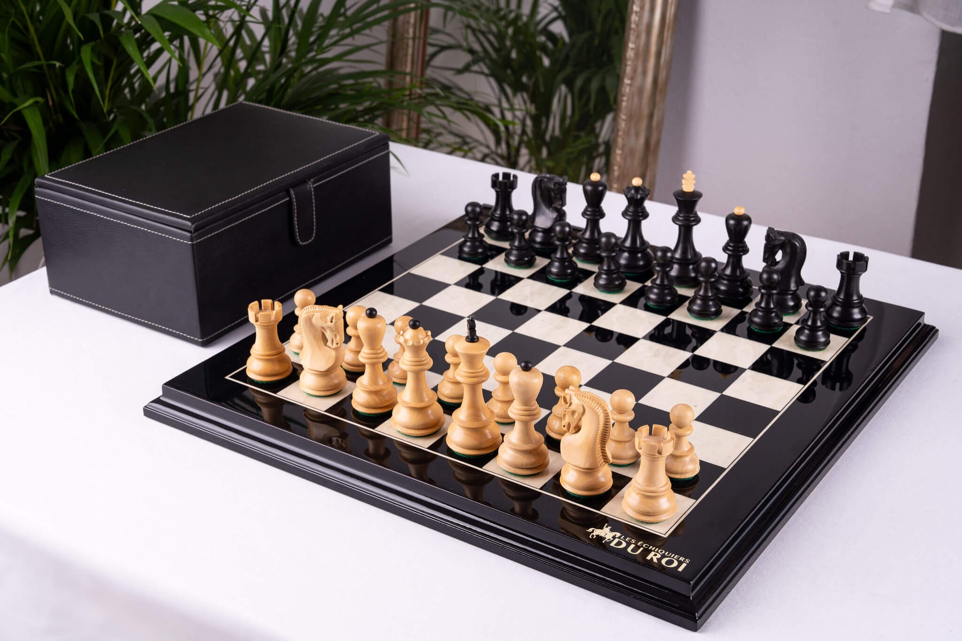 Chess Set Virtuose <br>in Ebony et Boxwood