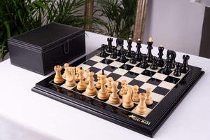 Chess Set Virtuose <br>in Ebony et Boxwood