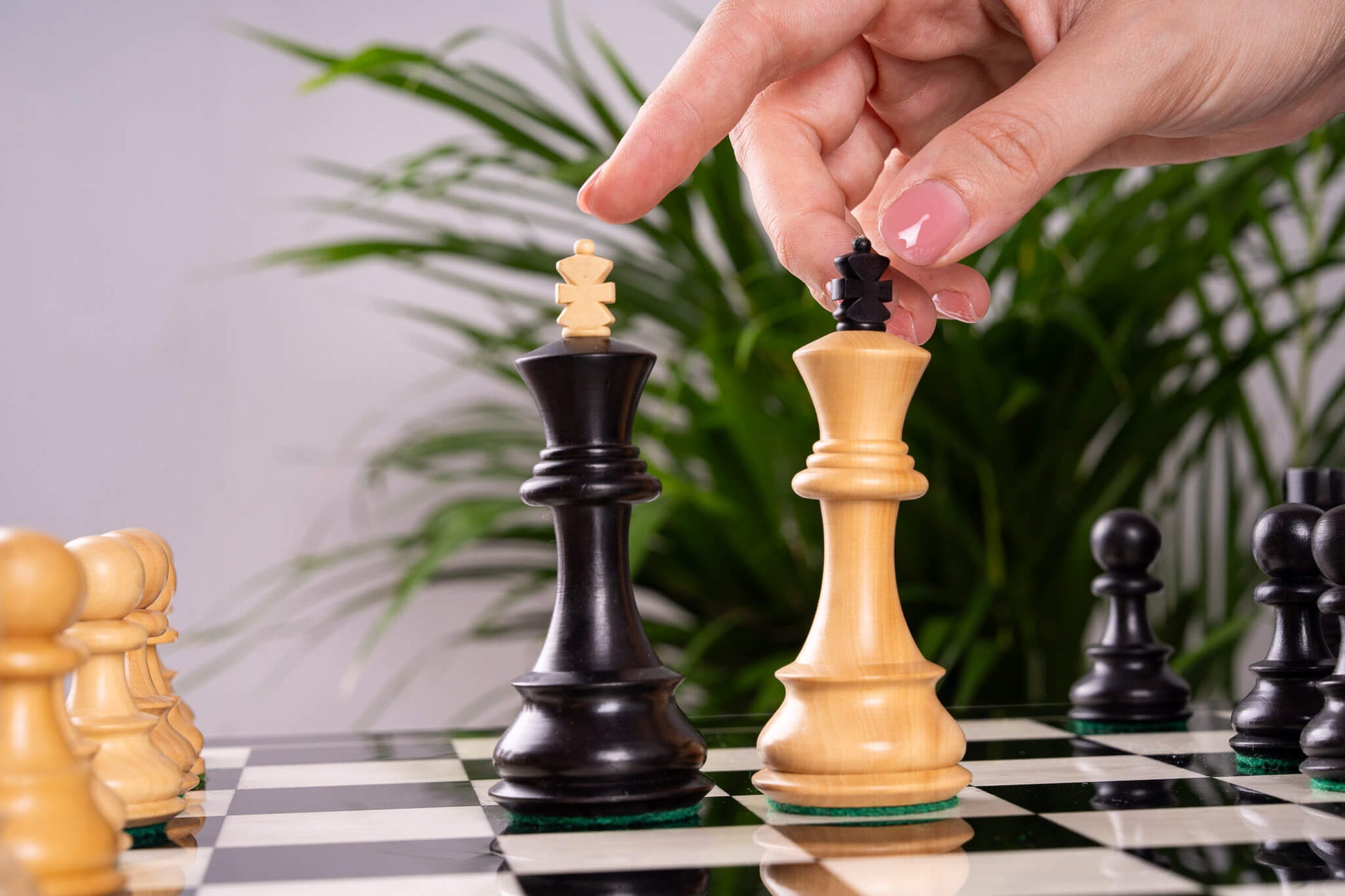 Chess Set Virtuose <br>in Ebony et Boxwood