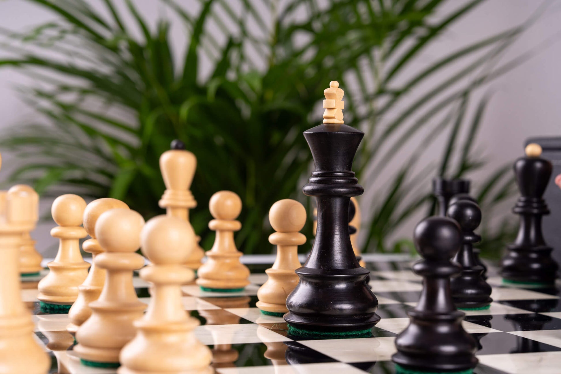 Chess Set Virtuose <br>in Ebony et Boxwood