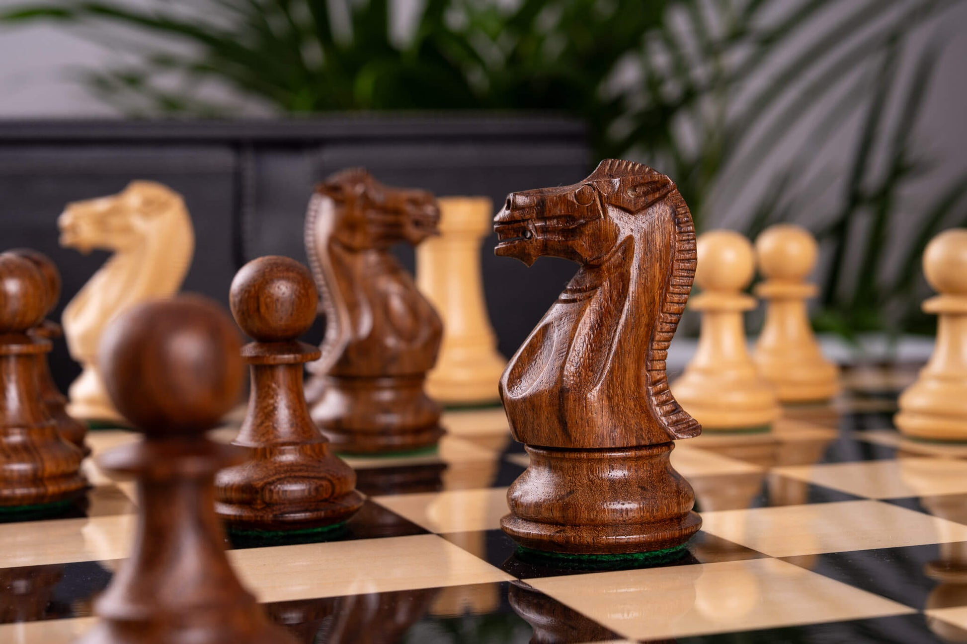 Chess Set Lignée <br>in Rosewood et Maple