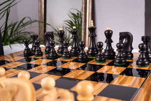 Chess Set Racines <br>in Olive wood