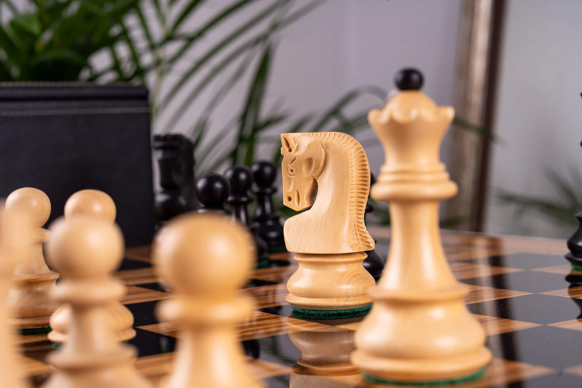 Chess Set Racines <br>in Olive wood