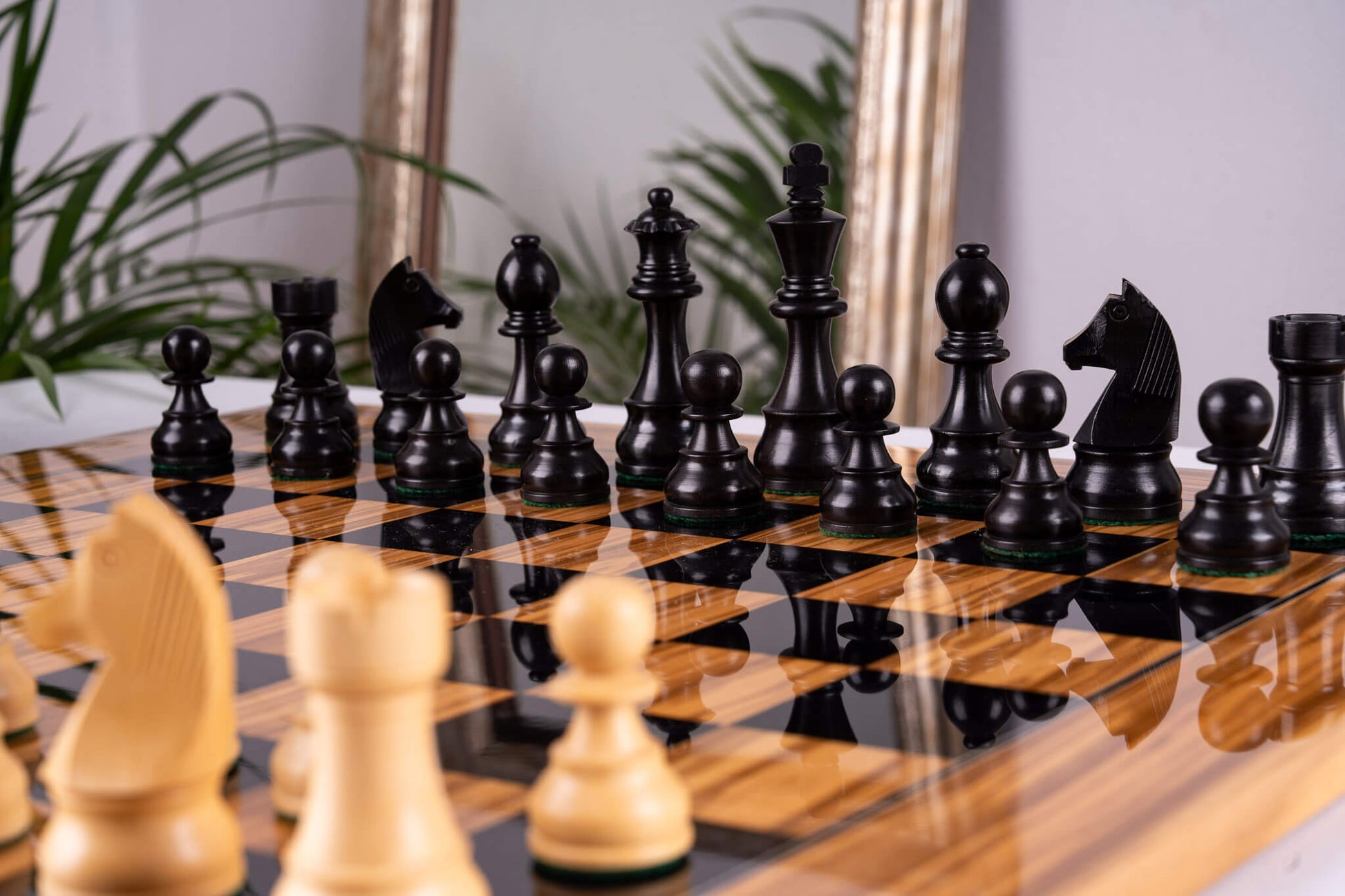 Chess Set Duel <br>in Olive wood