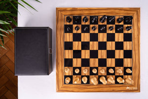 Chess Set Duel <br>in Olive wood