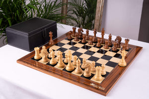 Chess Set Impérial <br>in Rosewood and Maple