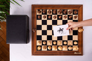 Chess Set Impérial <br>in Rosewood and Maple