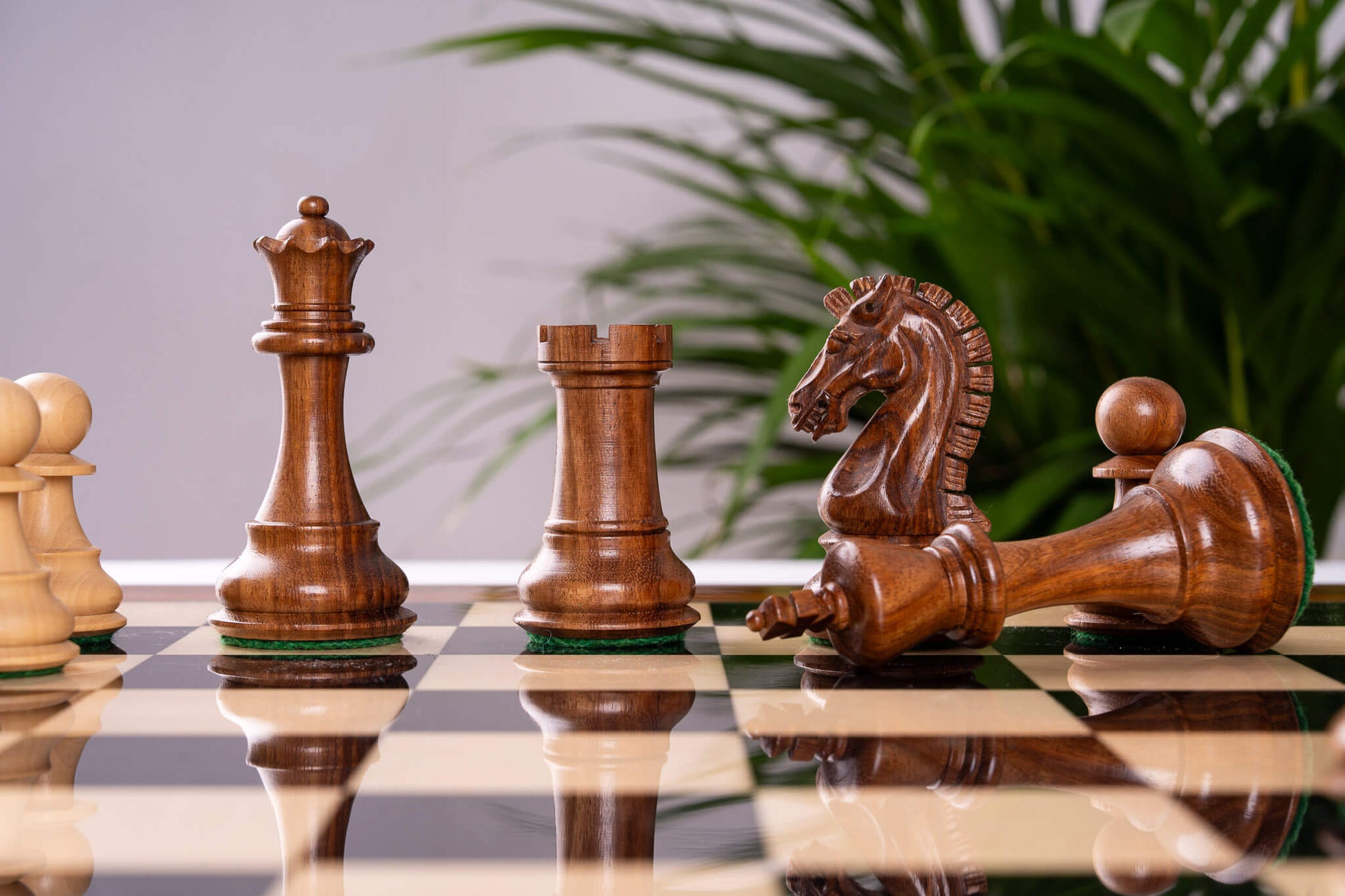 Chess Set Impérial <br>in Rosewood and Maple