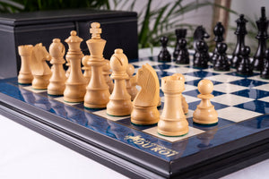 Chess Set Renouveau <br>in Ash Burl