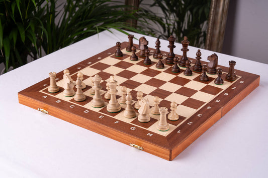 Tournament Chess Set <br>Crafted in Mahogany