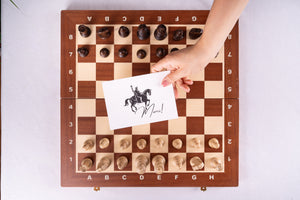 Tournament Chess Set <br>Crafted in Mahogany