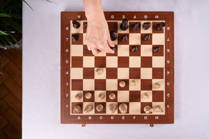 Tournament Chess Set <br>Crafted in Mahogany