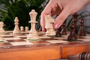 Tournament Chess Set <br>Crafted in Mahogany