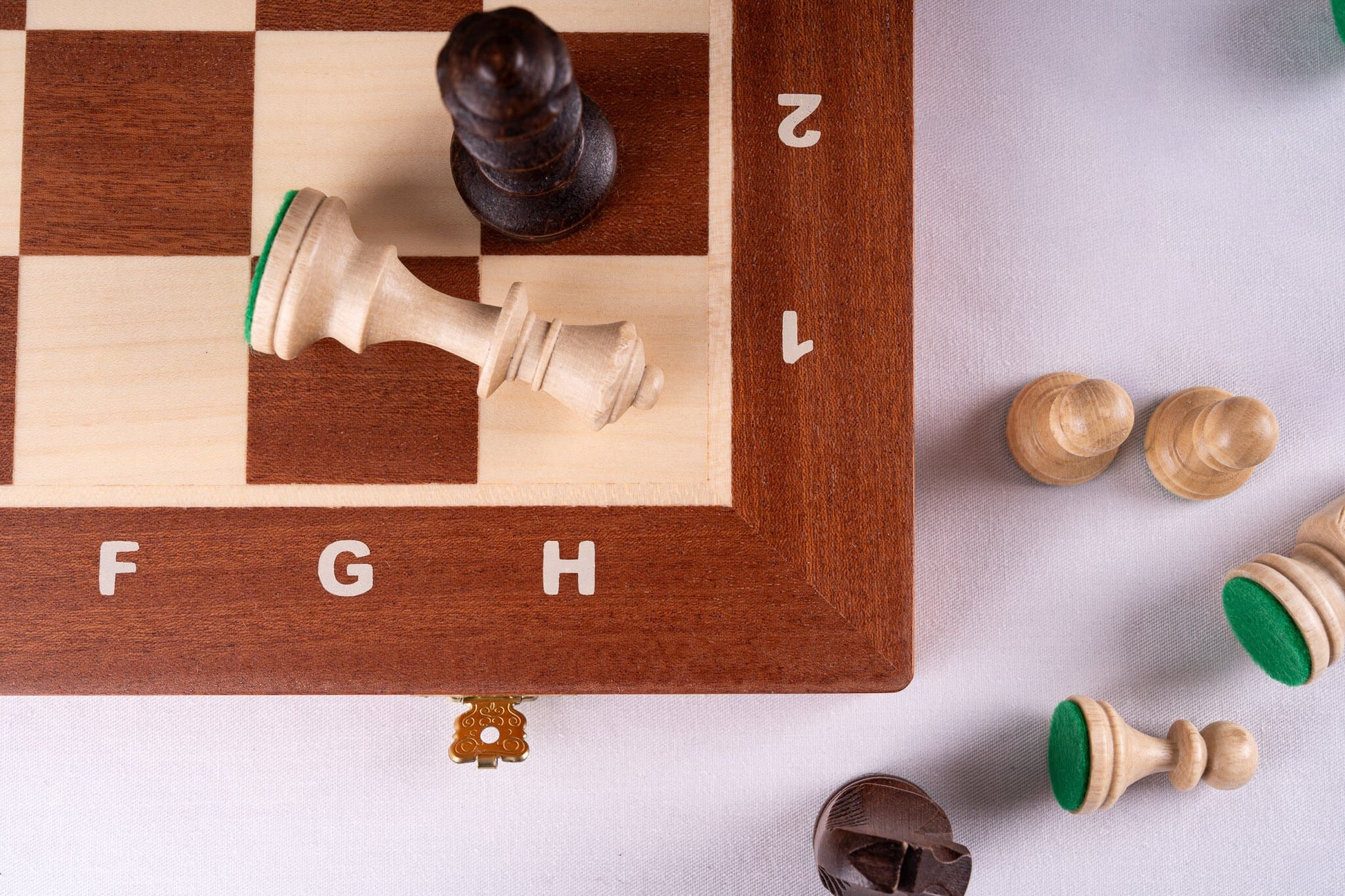 Tournament Chess Set <br>Crafted in Mahogany